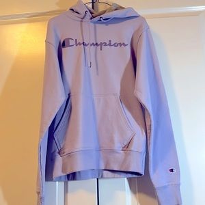 champion purple hoodie in women size small